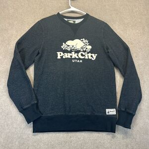 Roots Sweatshirt Women's XS Crewneck Fleece Pullover Park City Utah Vacation